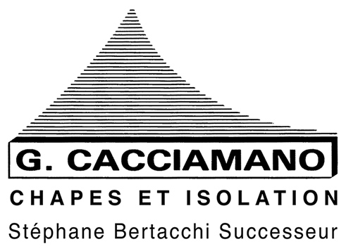 Logo de G. Cacciamano monteur en chappes et isolation. Repris par Stéphane Bertacchi